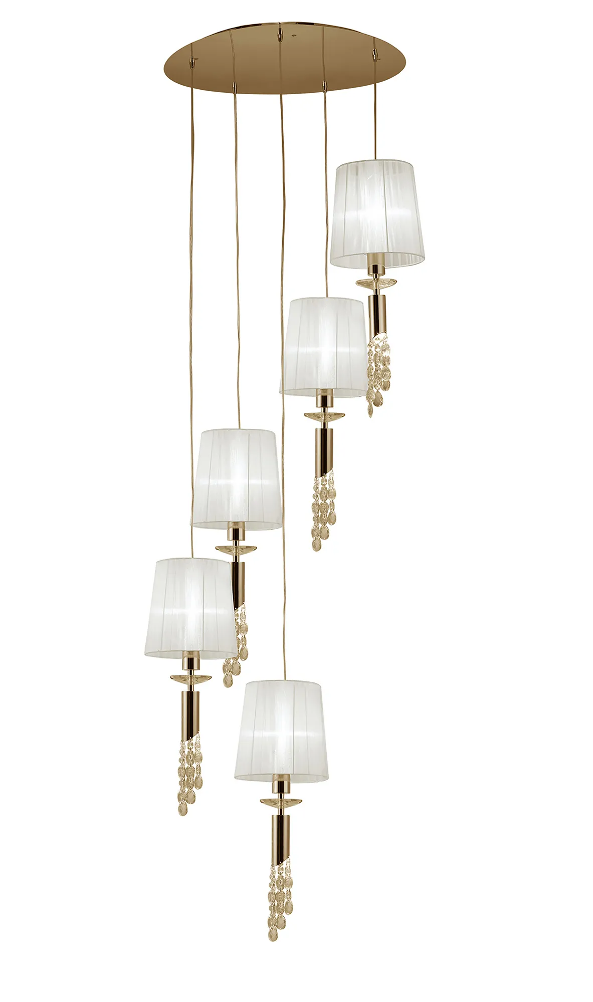 Tiffany FG Crystal Ceiling Lights Mantra Multiple Crystal Pendants
